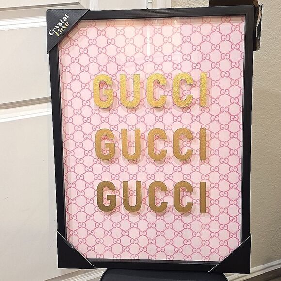 Crystal Luxe Gucci, Gucci, Gucci Framed Wall Decor - Picture 3 of 6